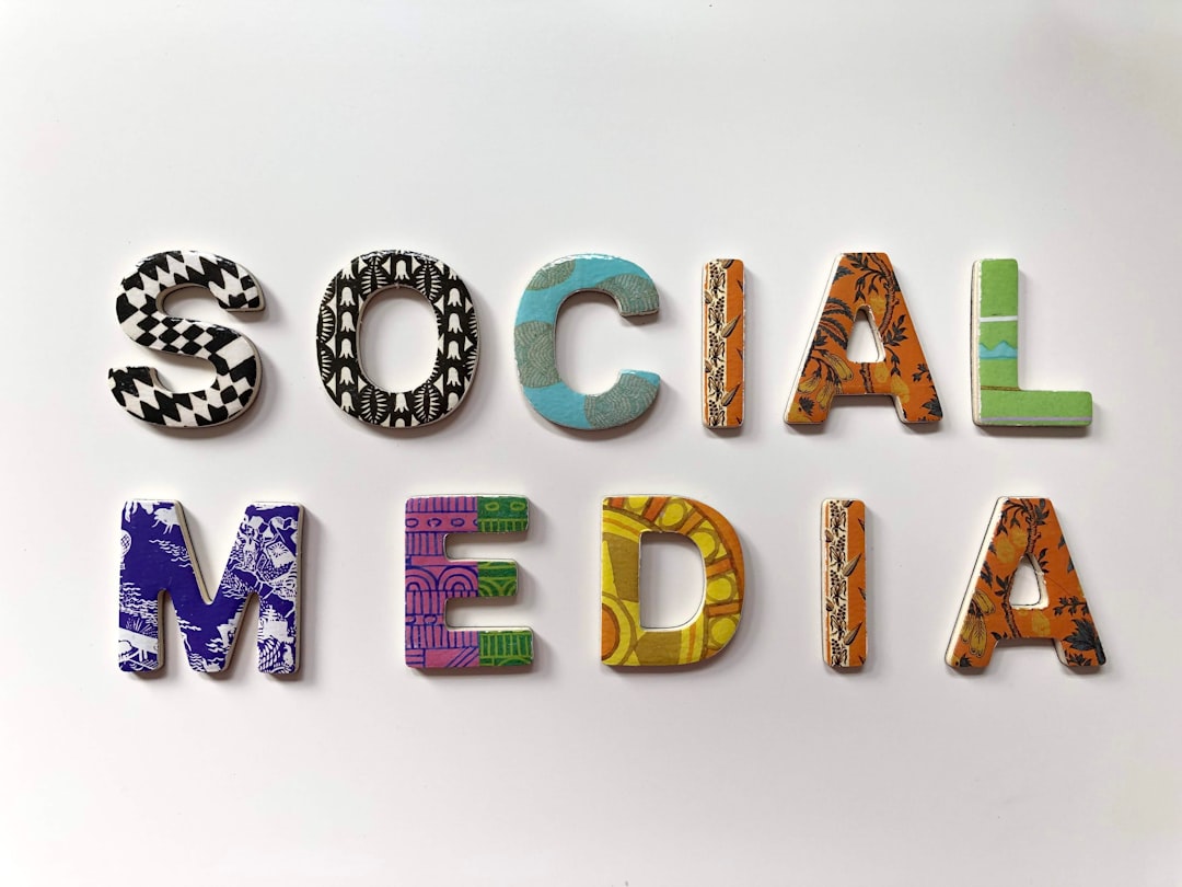 services-03 Social Media in Colorful Alphabets
